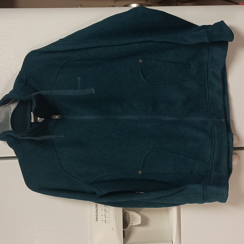 Avalanche Women`s Zip Up Green \ Blue Jacket Green \ Blue.  GUC Size XX Large